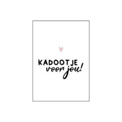 Cadeaukaart Kadootje voor jou