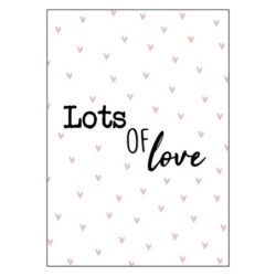 Wenskaart Lots of Love