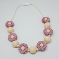 Ketting Madelief Oudroze