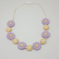 Ketting Madelief Poederlila