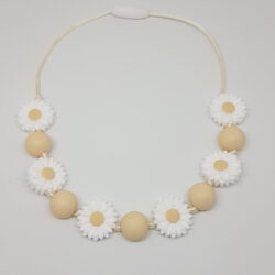 Ketting Madelief Wit