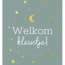 Wenskaart Welkom kleintje
